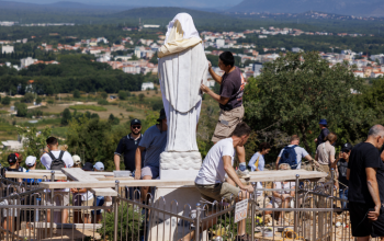 Vandalizmus v Medžugorí pred Mladifestom Vandalizmus v Medžugorí pred Mladifestom
